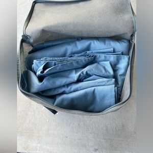 Sleep Number Essential Fit Cotton Sheet Set Size King Color Steel Blue